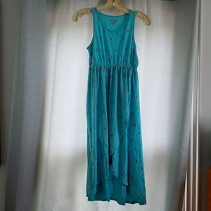 Flamingo print dress